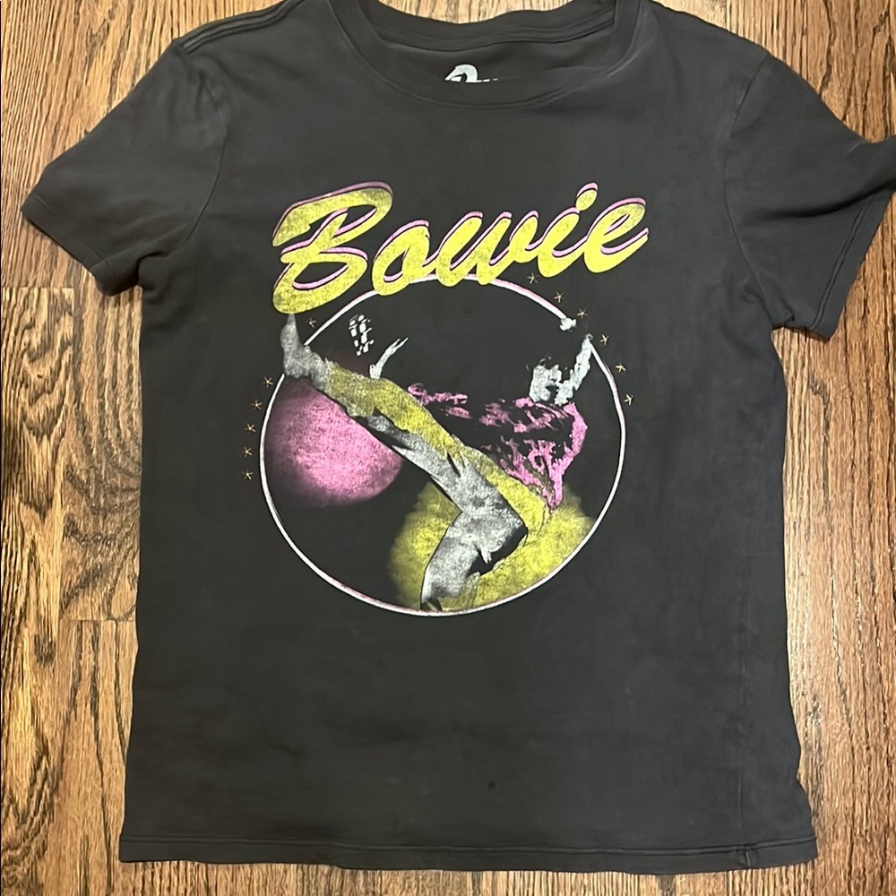 Bowie Black Graphic Women's Tee
